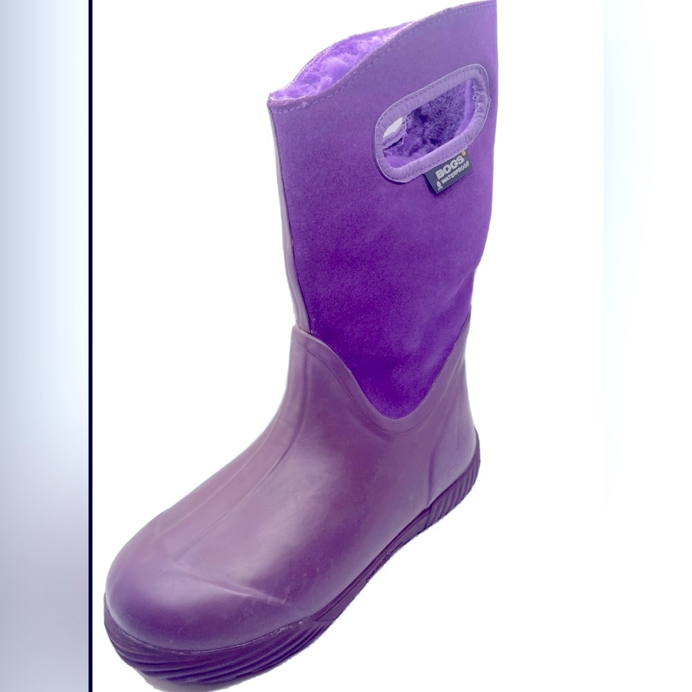 Bogs Kids Prairie Purple Waterproof Insulated Boot Youth 4